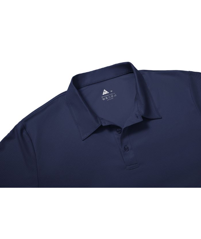 ZITY Men's Button Up Slim Fit Polo Shirt-CUMPO05766