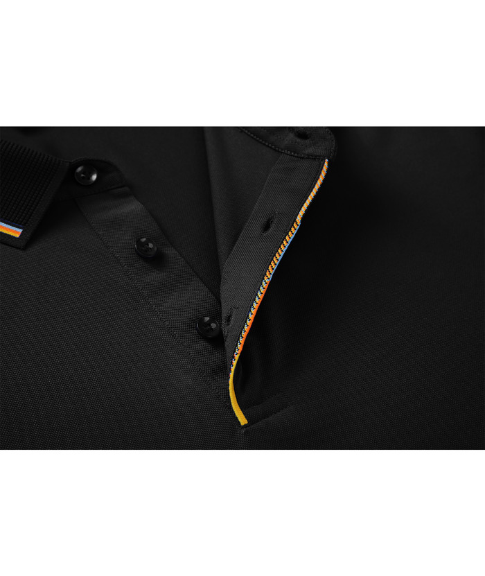 Men's Solid Color Slim Fit Performance Polo Shirt-ZPK007837