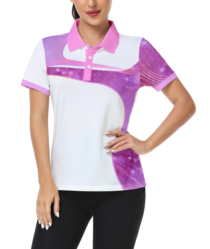 ZITY Women's Plus Size Golf Short Sleeve Quick Dry Tennis Polo Shirt-ZPK010020 | Zitysports