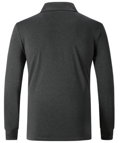 ZITY Men's 3 Button Quick Dry Long Sleeve Performance Polo Shirt-ZPK007158 | Zitysports