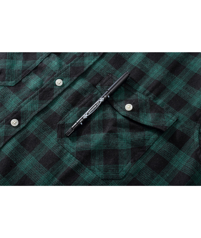 ZITY Men's Plaid Button Up Shirt with Flap Pocket Spring Fall Top-ZPK006565 | Zitysports