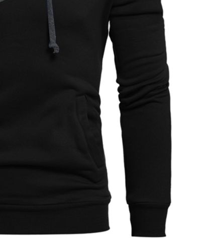 ZITY Men's Long Sleeve Patchwork Color Block Athletic Hoodie-DUMFH04916|Zitysports