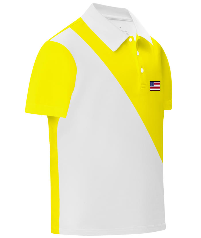 ZITY Kid's Summer Color Block Dri Fit Golf Polo Shirt-CUBPO02402