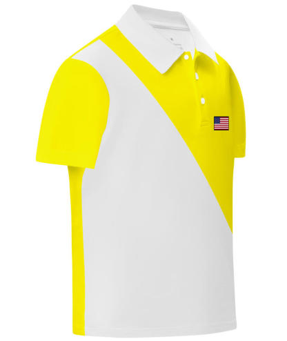 ZITY Kid's Summer Color Block Dri Fit Golf Polo Shirt-CUBPO02402