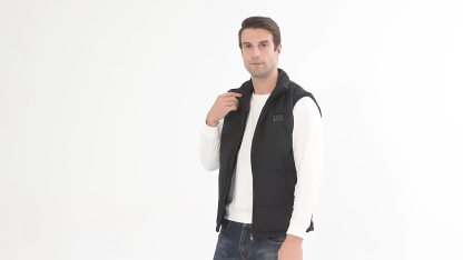 Men's 15 Zone Heating Full Zipper Heated Vest-2218