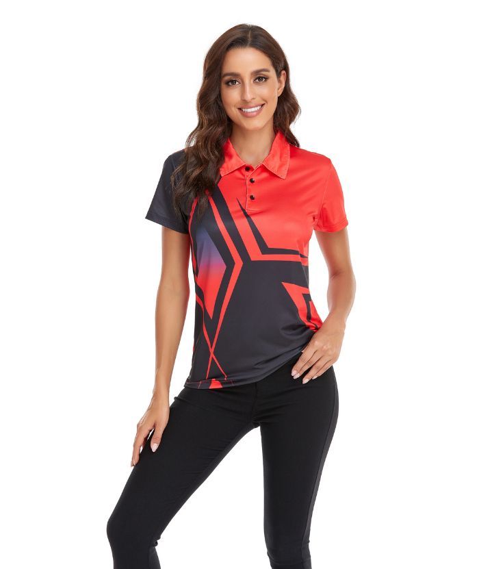 ZITY Women's Sports Slim Fit Quick Dry Gold Polo Shirt-CFWZZ00010