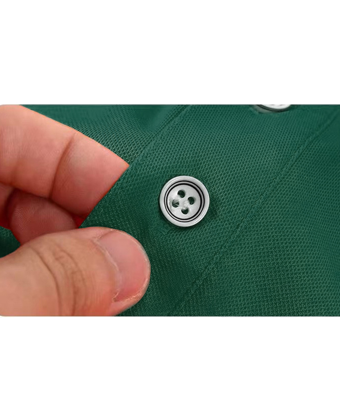 Men's Long Sleeve Lapel Slim Fit Polo Shirt-DUMLP05808