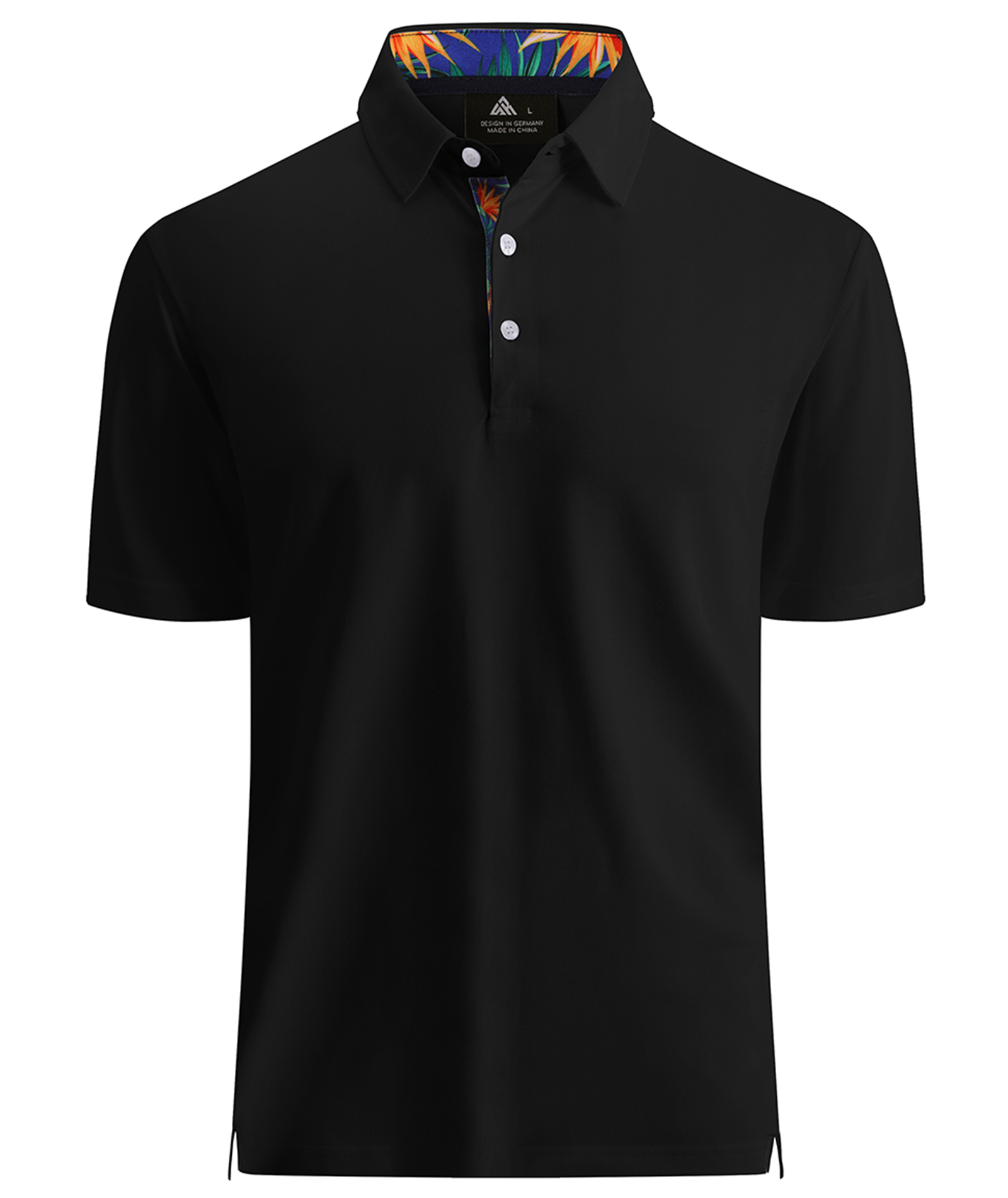 ZITY Men's Button Up Dri Fit Polo Shirt-CFMPO00053