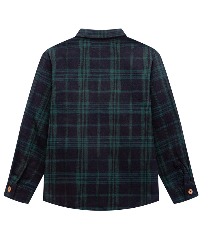 ZITY Men's Long Sleeve Casual Button Down Plaid Flannel Shirt-ZPK005339 | Zitysports