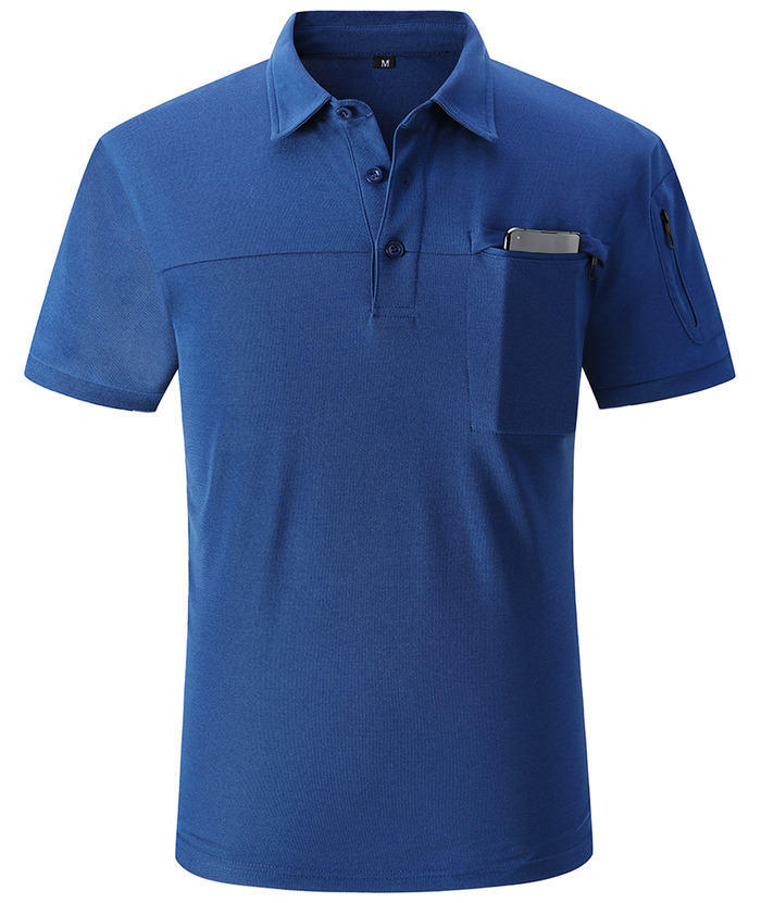 ZITY Men's Slim Fit Side Pocket Polo Shirt-APOH700020