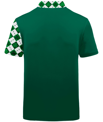 ZITY Men's ST Patrick Day Printed Polo Shirt-CUMPO03959