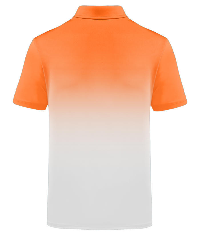 ZITY Men's Summer Dri Fit Gradient Golf Polo Shirt-CFMPO00034
