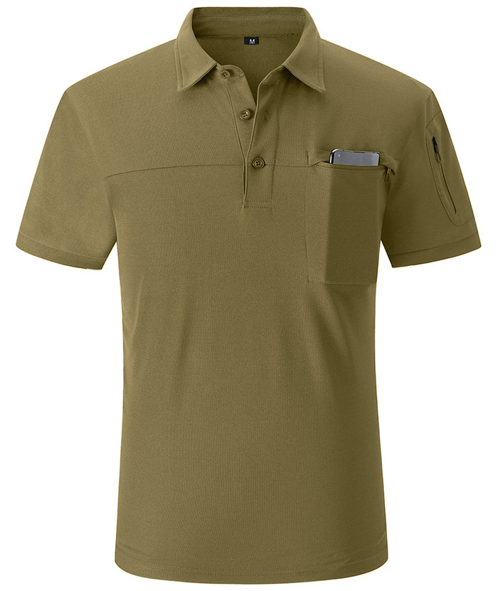 ZITY Men's Slim Fit Side Pocket Polo Shirt-APOH700020