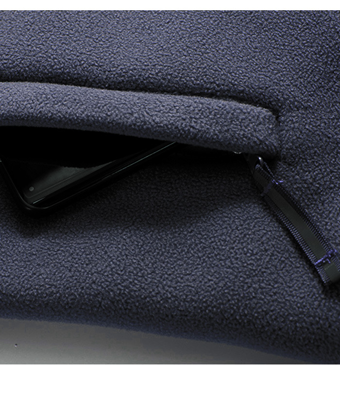 ZITY Men's Full Zipper Fleece Jacket-DUMCO05447