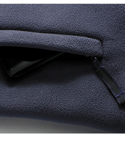 ZITY Men's Full Zipper Fleece Jacket-DUMCO05447