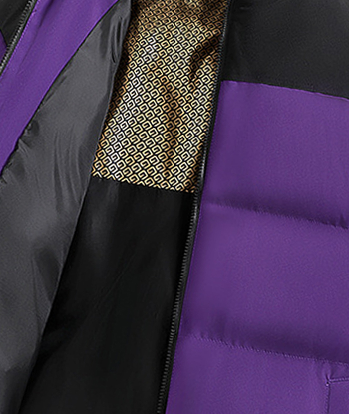 ZITY Men's Casual Full Zip Up Stand Collar Puffer Jacket- DUMFC05561