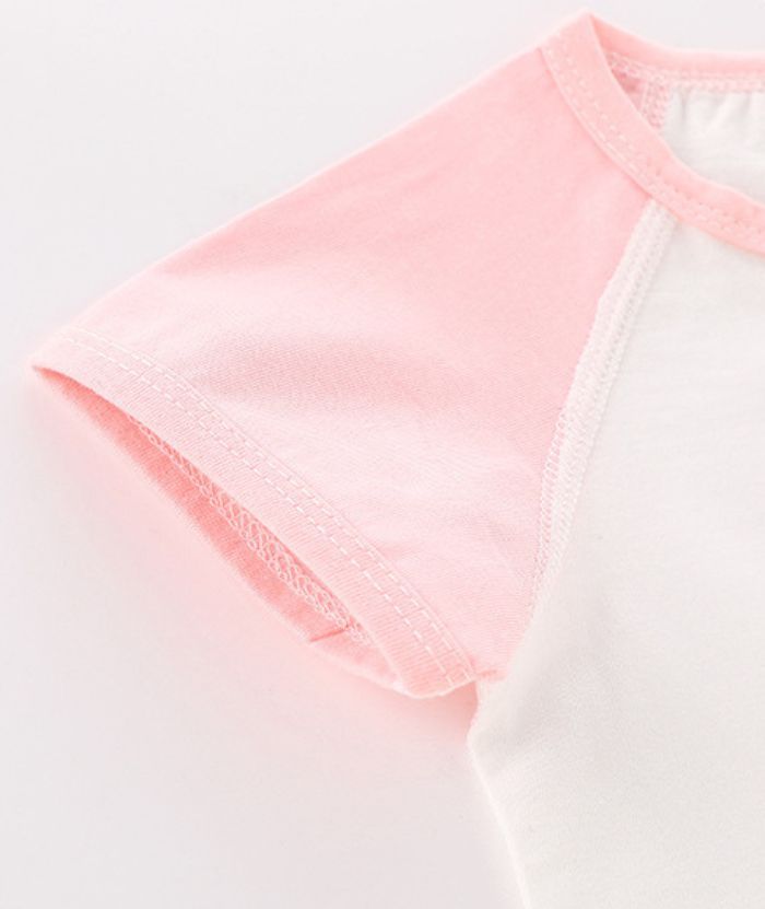 ZITY Kid's Summer Cotton Pink Jumpsuit-ZPK003720