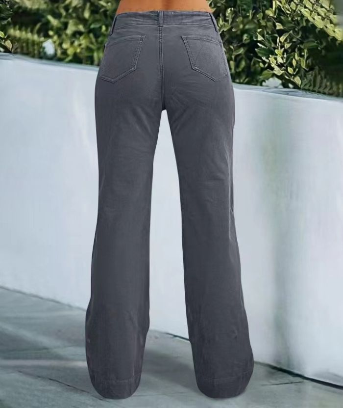ZITY Women's Zipper Pocket Jogging Loose Pant-DUWSP06168