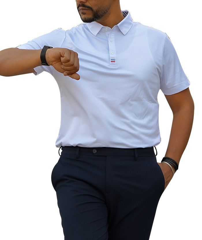 ZITY Men's Button Up Slim Fit Polo Shirt-CEMPO02420