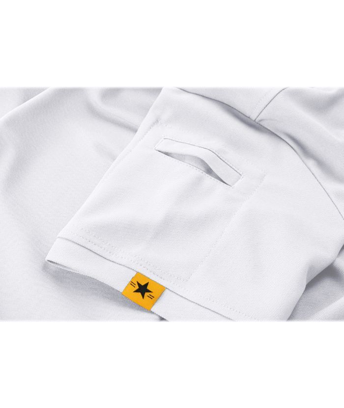 ZITY Men's Button Up Slim Fit Printed Polo Shirt-CUMPO06122
