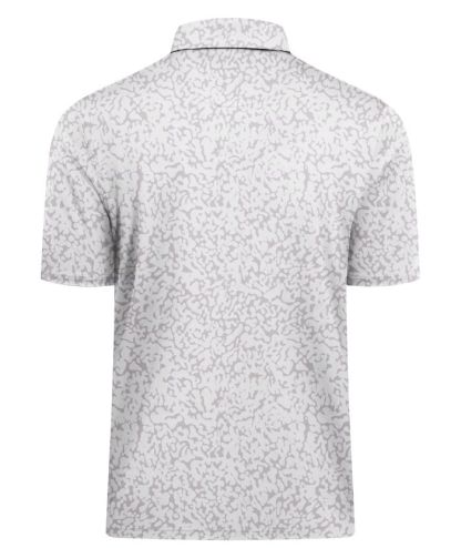 ZITY Men's Button Up Slim Fit Printed Golf Polo Shirt-CUMPO05552