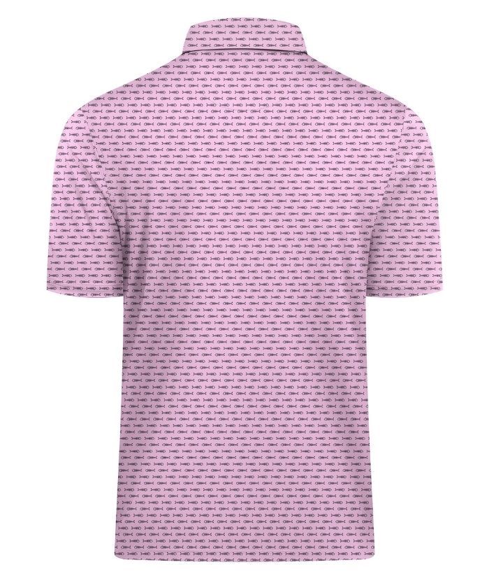 ZITY Men's Button Up Slim Fit Printed Polo Shirt-CUMPO05189