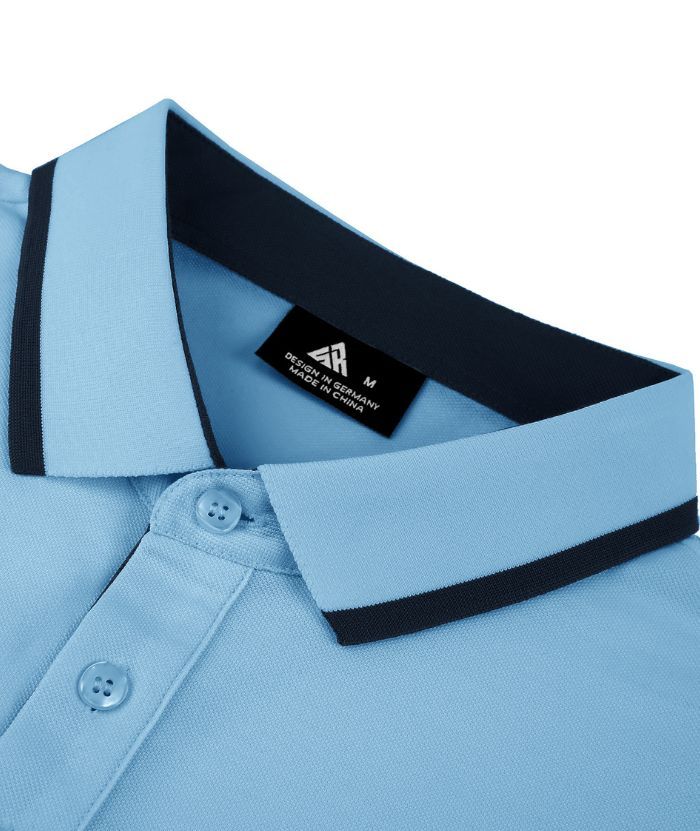 ZITY Men's Slim Fit Button Up Golf Polo Shirt-CEMPO04037