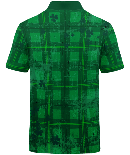 ZITY Men's ST Patrick Day Printed Polo Shirt-CUMPO03959