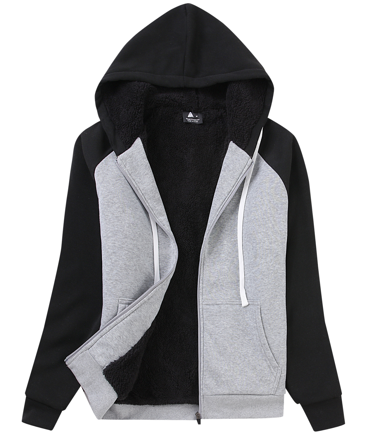 ZITY Women's Winter Sherpa Lined Fleece Hoodie-CFWWT00006