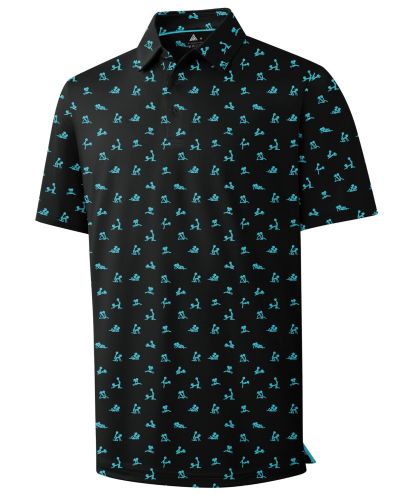 ZITY Men’s Paint Splatter Regular Fit Short Sleeve Polo Shirt Casual Summer Top-CUMPO06186