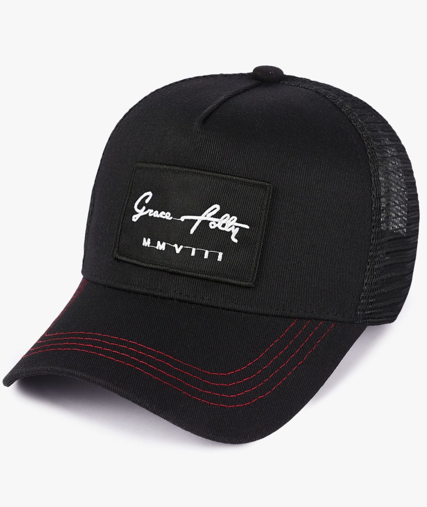 ZITY Men’s Adjustable Mesh Trucker Hat Embroidered Patch Casual Outdoor Cap