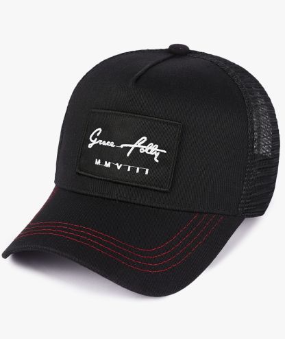 ZITY Men’s Adjustable Mesh Trucker Hat Embroidered Patch Casual Outdoor Cap