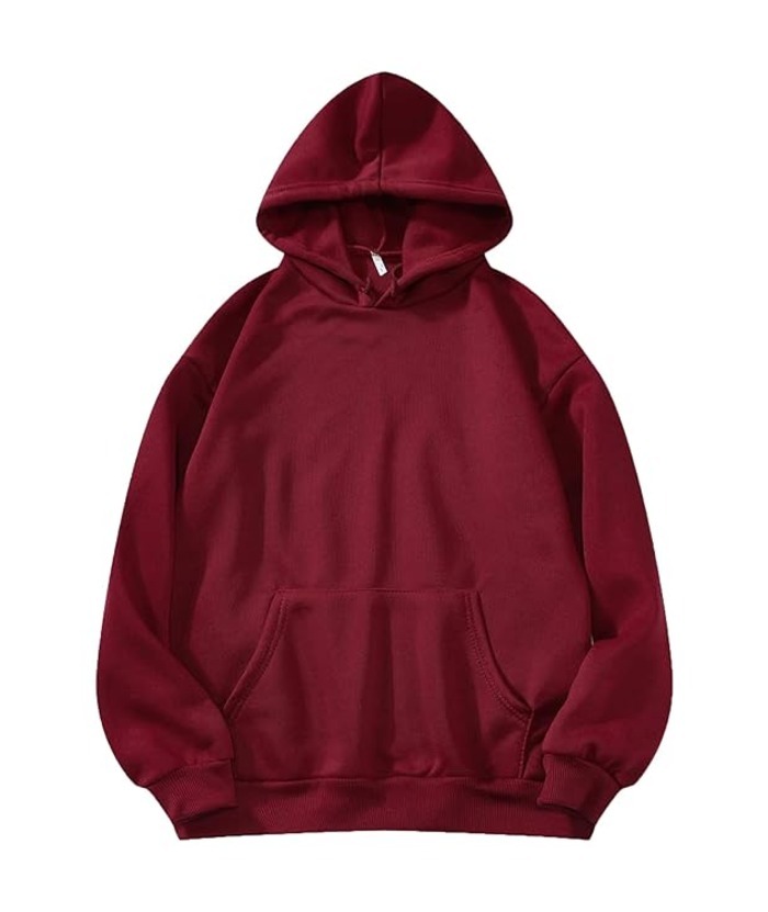 ZITY Men's Causal Solid Color Oversized Hoodie-ZPK010406|Zitysports