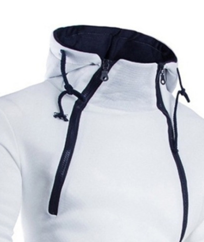 ZITY Men's Zip Up Slim Fit Long Sleeve Outdoor Hoodie-DUMHD04861 | Zitysports
