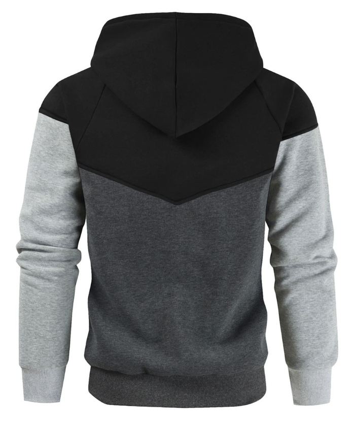 Men's Plus Size Long Sleeve Casual Pullover Hoodie-DUMFH04884 | Zitysports