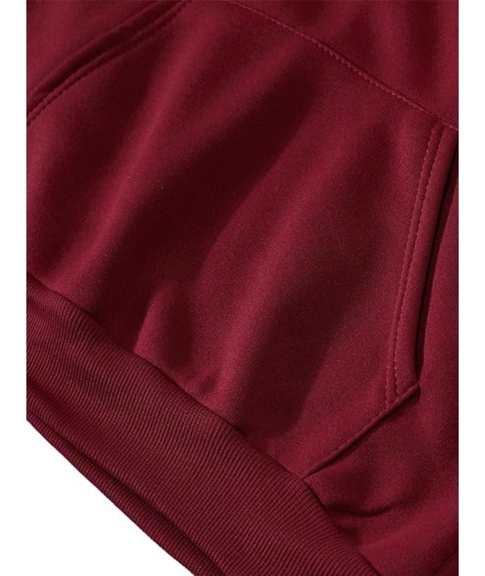 ZITY Men's Causal Solid Color Oversized Hoodie-ZPK010406|Zitysports