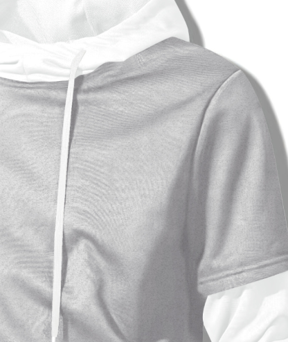 ZITY Men's Contrast Color Hooded Drawstring Pocket Long Sleeve Sweater-DUMHD04936|Zitysports