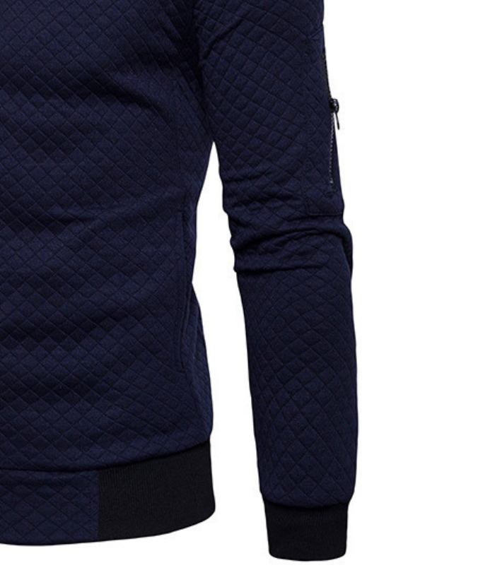 ZITY Men's Zipper Sweatshirt with Pocket Long Sleeve-DUMCO04898|Zitysports