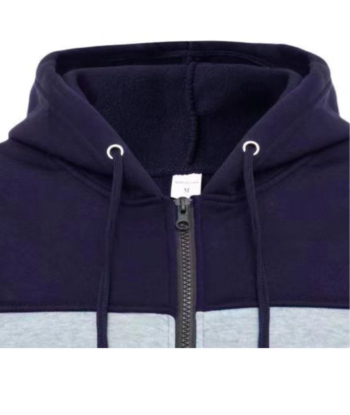 ZITY Men's Fleece Long Sleeve Casual Fashion Color Block Hoodie-DUMFH04983|Zitysports