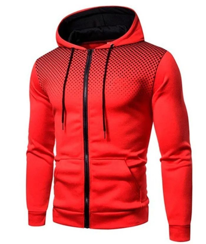 ZITY Men's Zip Up Lightweight Casual Long Sleeve Hoodie-DUMFH04881|Zitysports