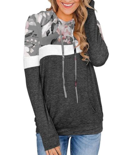 ZITY Women's Long Sleeve Casual Loose Fit Comfy Cute Hoodie-DUWFH05041|Zitysports