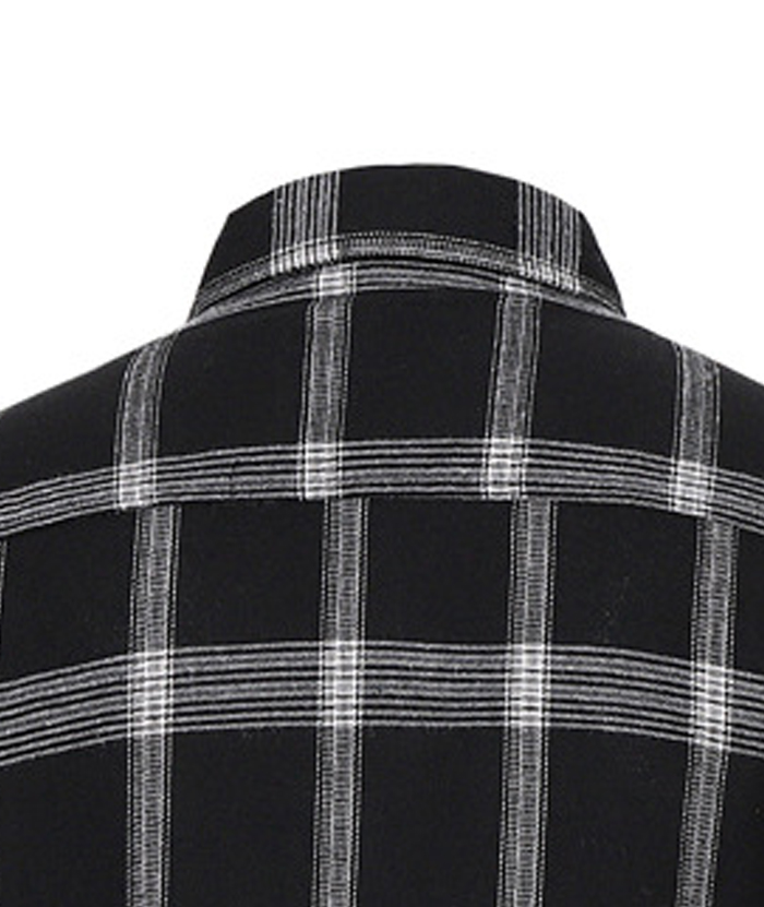 ZITY Men's Slim Fit Plaid Flannel Long Sleeve Shirt-DUMLT05250|Zitysports