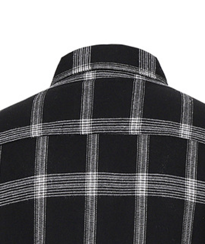 ZITY Men's Slim Fit Plaid Flannel Long Sleeve Shirt-DUMLT05250|Zitysports