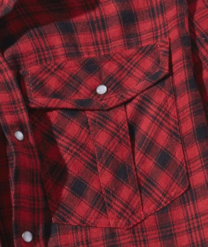 ZITY Men's Button Down Long Sleeved Plaid Flannel Shirt-DUMLT05319|Zitysports