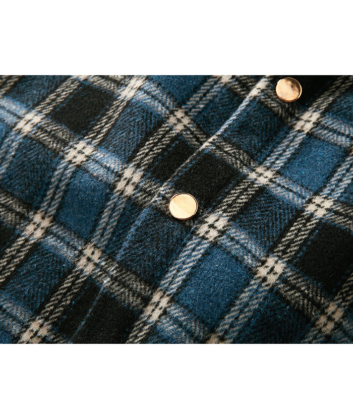 ZITY Men's Long Sleeve Cotton Plaid Flannel Shirt-DUMLT05315|Zitysports