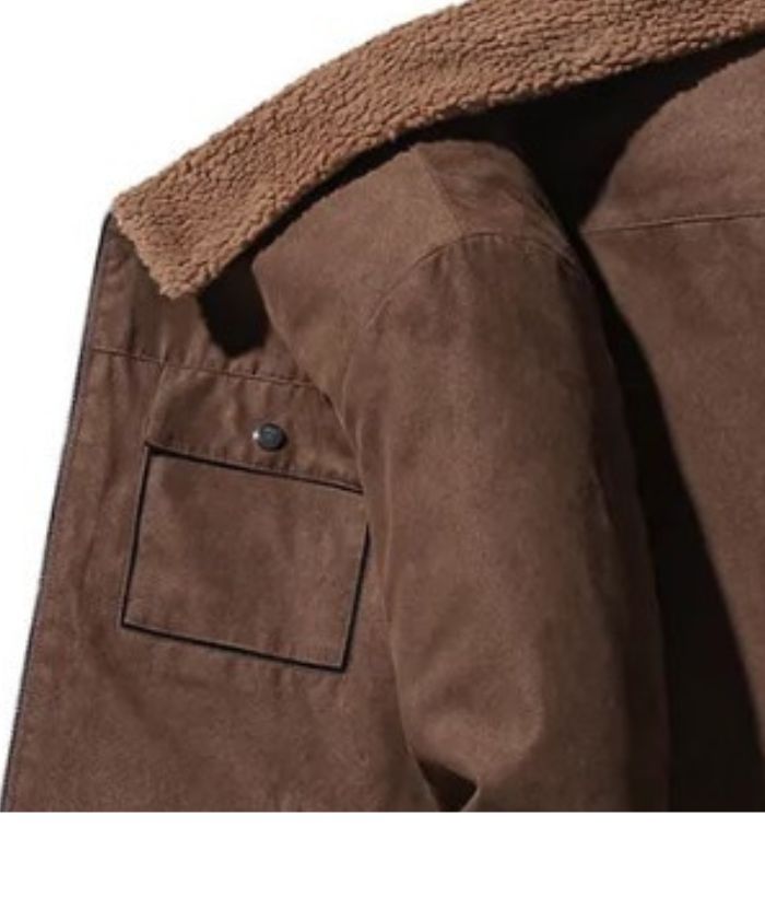 ZITY Men's Loose Fit Full-Zip Fleece Jacket-DUMCO05393|Zitysports