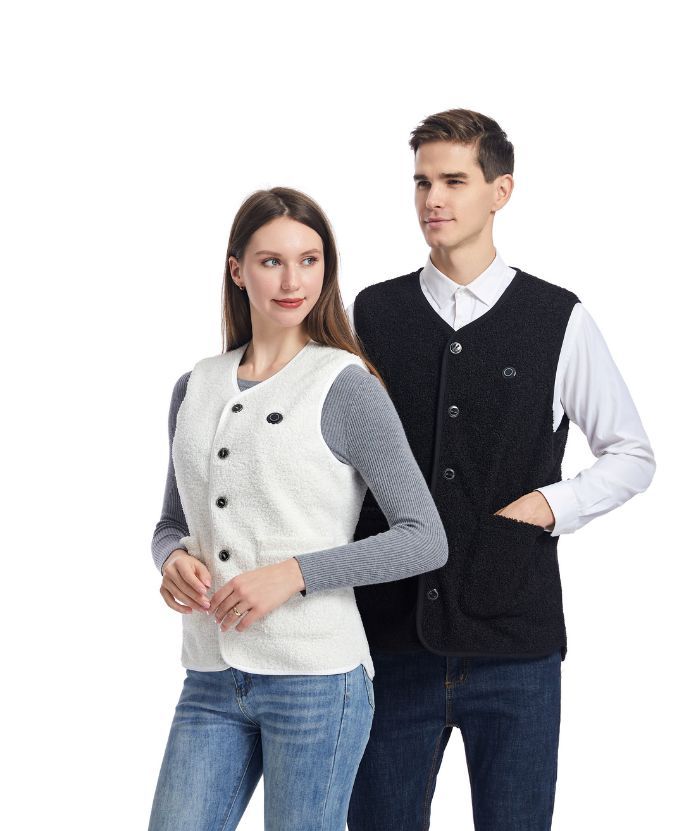 Fuzzy Sherpa Fleece Heated Vest-2316（Unisex）| Zitysports