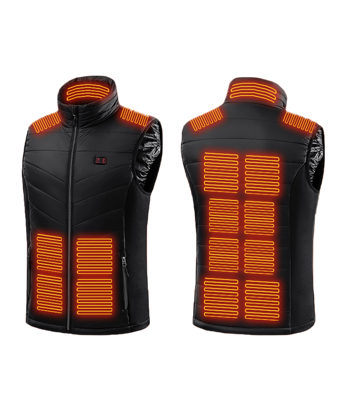 Unisex Dual Control 15 Heating Zones Heated Vest-2226