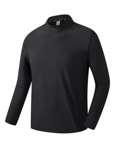 Men's Sports Round Neck Long Sleeve Polo Shirts-8849