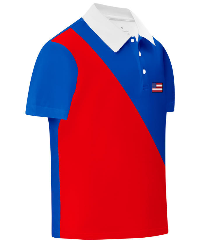 ZITY Kid's Summer Color Block Dri Fit Golf Polo Shirt-CUBPO02402
